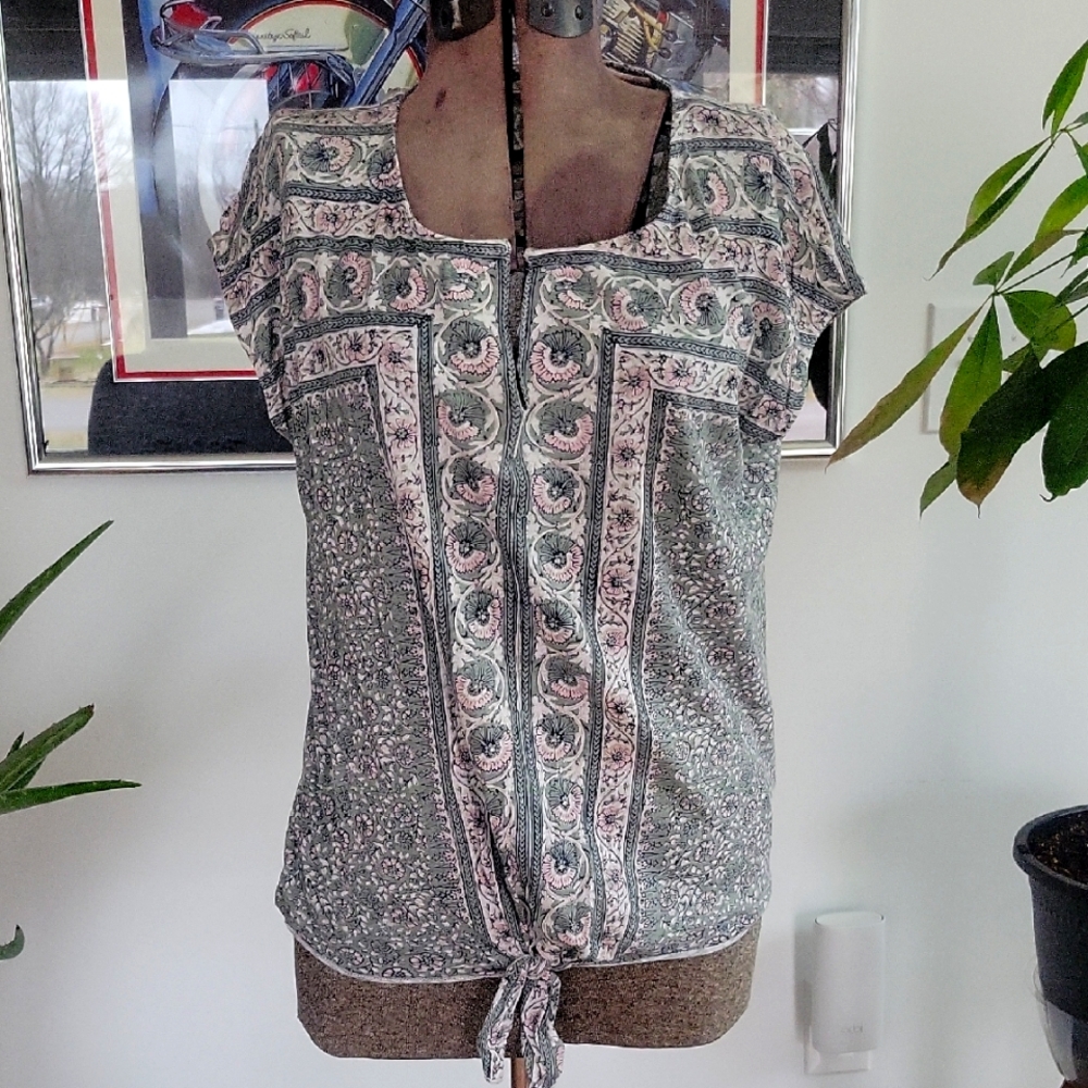 Lucky Brand Top Medium Green